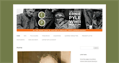 Desktop Screenshot of erniepyle.org